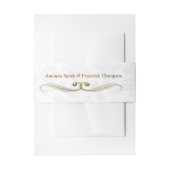 White Christmas Wedding Bly Band (Vorderseite Beispiel)