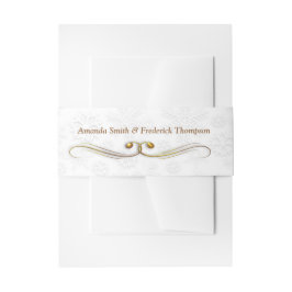 White Christmas Wedding Bly Band