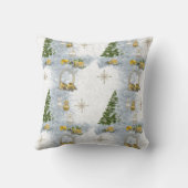 White Christmas Wedding Repeat Design Kissen (Rückseite)