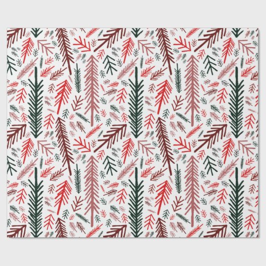 White Christmas Wonderland Geschenkpapier (Flach)