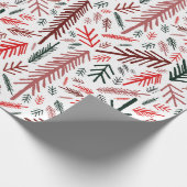 White Christmas Wonderland Geschenkpapier (Ecke)
