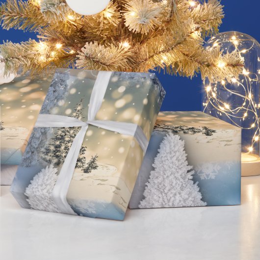 White Christmas Wrapping Paper Geschenkpapier (Feiertage)
