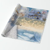 White Christmas Wrapping Paper Geschenkpapier (Ungerollt)