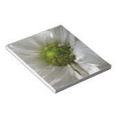 White Chrysanthemum Notepad Notizblock (angewinkelt)