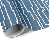 White Circuit Linien Geschenkpapier (Rolleneckpunkt)
