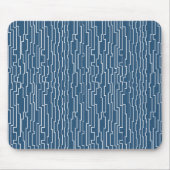 White Circuit Linien Mousepad (Vorne)