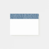 White Circuit Linien Post-it Klebezettel (Vorderseite)