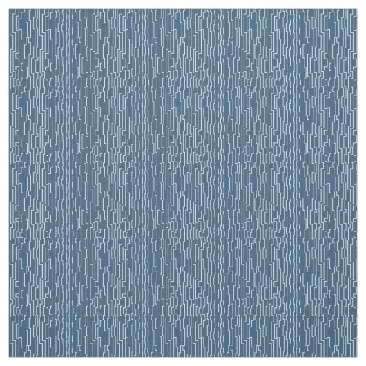 White Circuit Linien Stoff (Muster)