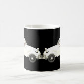 White Citroen 2CV Kaffeetasse (Mittel)