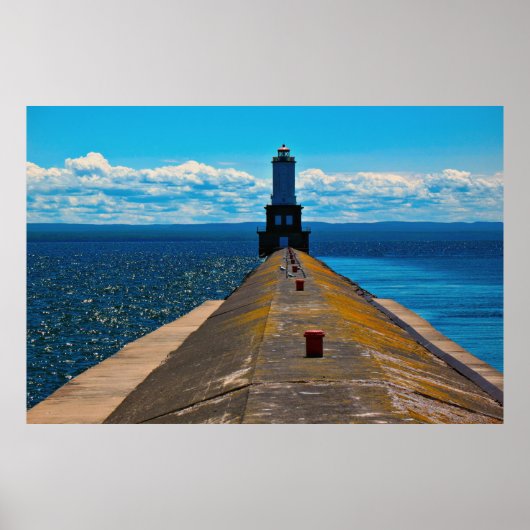 White City Lighthouse Poster (Vorne)
