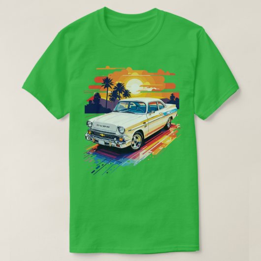 White Classic Chevy T-Shirt (Design vorne)