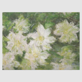 White Clematis von Claude Monet Tissue Paper Seidenpapier