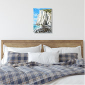 White Cliffs of Dover Beach Art Leinwanddruck (Insitu (Schlafzimmer))