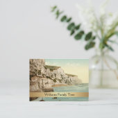 White Cliffs of Dover, England Family Tree Visitenkarte (Stehend Vorderseite)