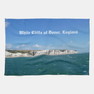 White Cliffs of Dover, England Geschirrtuch