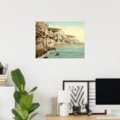 White Cliffs of Dover, Kent, England Poster (Heimbüro)