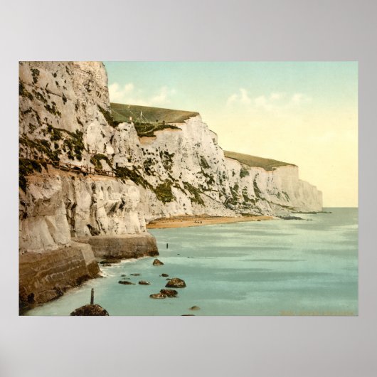 White Cliffs of Dover, Kent, England Poster (Vorne)