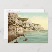 White Cliffs of Dover, Kent, England Postkarte (Vorne/Hinten)