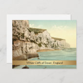 White Cliffs of Dover, Kent, England Postkarte (Vorne/Hinten)