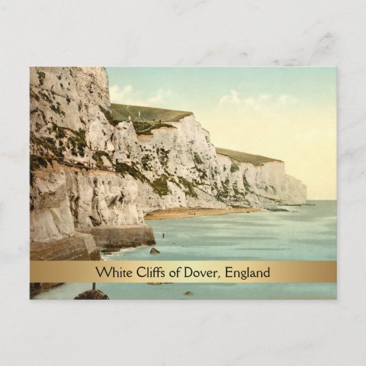 White Cliffs of Dover, Kent, England Postkarte (Vorderseite)