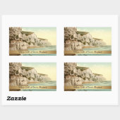 White Cliffs of Dover, Kent, England Rechteckiger Aufkleber (Blatt)