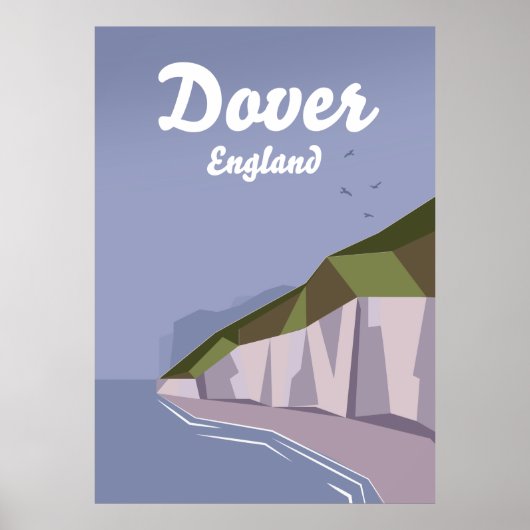 White Cliffs of Dover Reiseplakat Poster (Vorne)