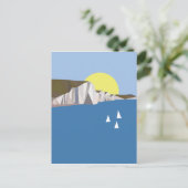 White Cliffs Summer Postkarte (Stehend Vorderseite)