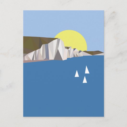 White Cliffs Summer Postkarte (Vorderseite)