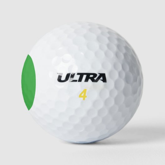 White Closed Leaf Golf Ball (Logo)