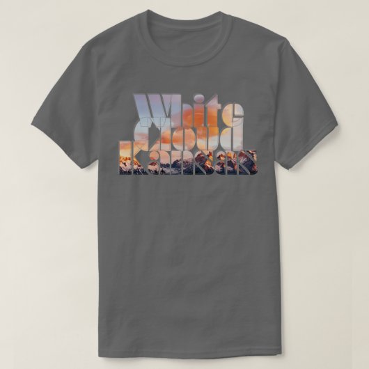 White Cloud Kansas T-Shirt (Design vorne)
