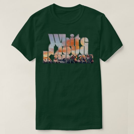 White Cloud Kansas T-Shirt (Design vorne)