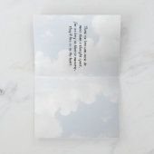 White Cloud Sympathy Karte (Innenseite)
