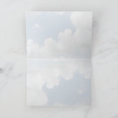 White Cloud Thank you Dankeskarte (Innenseite)