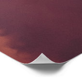 WHITE CLOUDS AND BLUE SKY POSTER (Ecke)