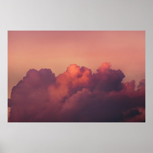 WHITE CLOUDS AND BLUE SKY POSTER (Vorne)