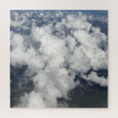 White Clouds Blue Sky Muster Puzzle (Vertikal)