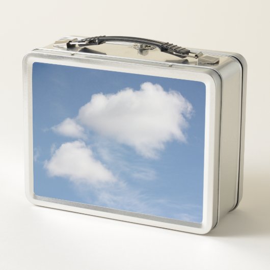 White Clouds Metal Lunch Box (Rückseite)