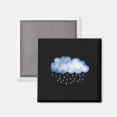 White Clouds Regen Drop Kostüme WeihnachtsHallowee Magnet (Vorderseite/Rückseite)