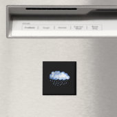 White Clouds Regen Drop Kostüme WeihnachtsHallowee Magnet (In Situ (Geschirrspüler))