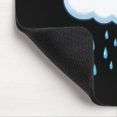 White Clouds Regen Drop Kostüme WeihnachtsHallowee Mousepad (Ecke)