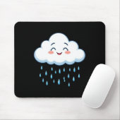 White Clouds Regen Drop Kostüme WeihnachtsHallowee Mousepad (Mit Mouse)