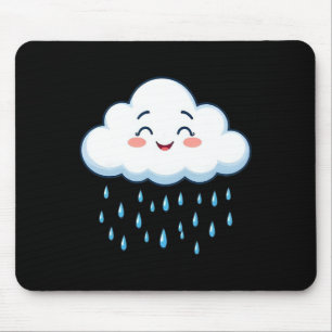 White Clouds Regen Drop Kostüme WeihnachtsHallowee Mousepad