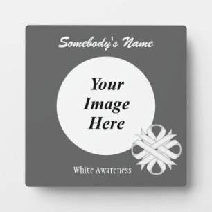 White Clover Ribbon Template von Kenneth Yoncich Fotoplatte