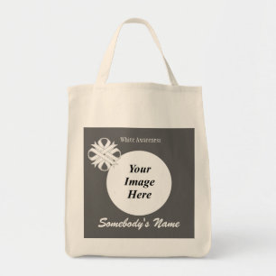 White Clover Ribbon Template von Kenneth Yoncich Tragetasche