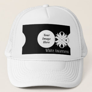 White Clover Ribbon Template von Kenneth Yoncich Truckerkappe