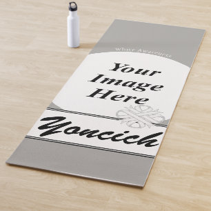 White Clover Ribbon Template von Kenneth Yoncich Yogamatte