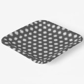White Clover Ribbon von Kenneth Yoncich Pappteller (Gewinkelt)