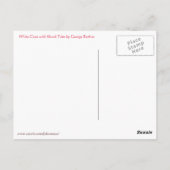 White Coat mit Skunk Trim von George Barbier Postkarte (Rückseite)