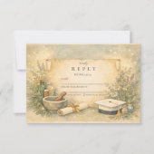 White Coat Pharmacy Graduation RSVP Karte (Vorderseite)