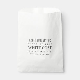 White Coat Zeremonie Glückwunsch Klasse von 20XX Geschenktütchen